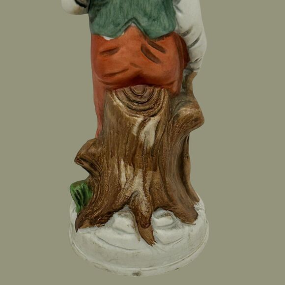 Lot Of 2 Vintage Homco Old Man & Woman 9” Hand Painted Porcelain Figurines - Picture 15 of 16